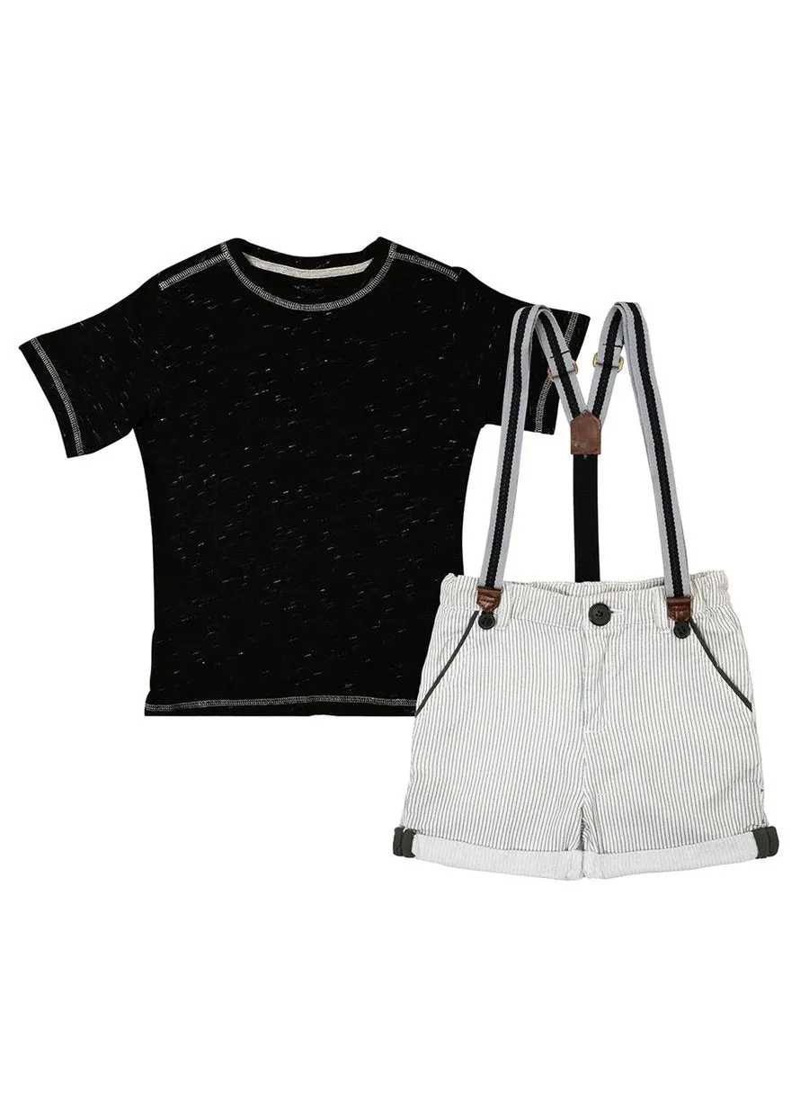 2-Piece Trend Lover T-shirt & Oxford Shorts Set