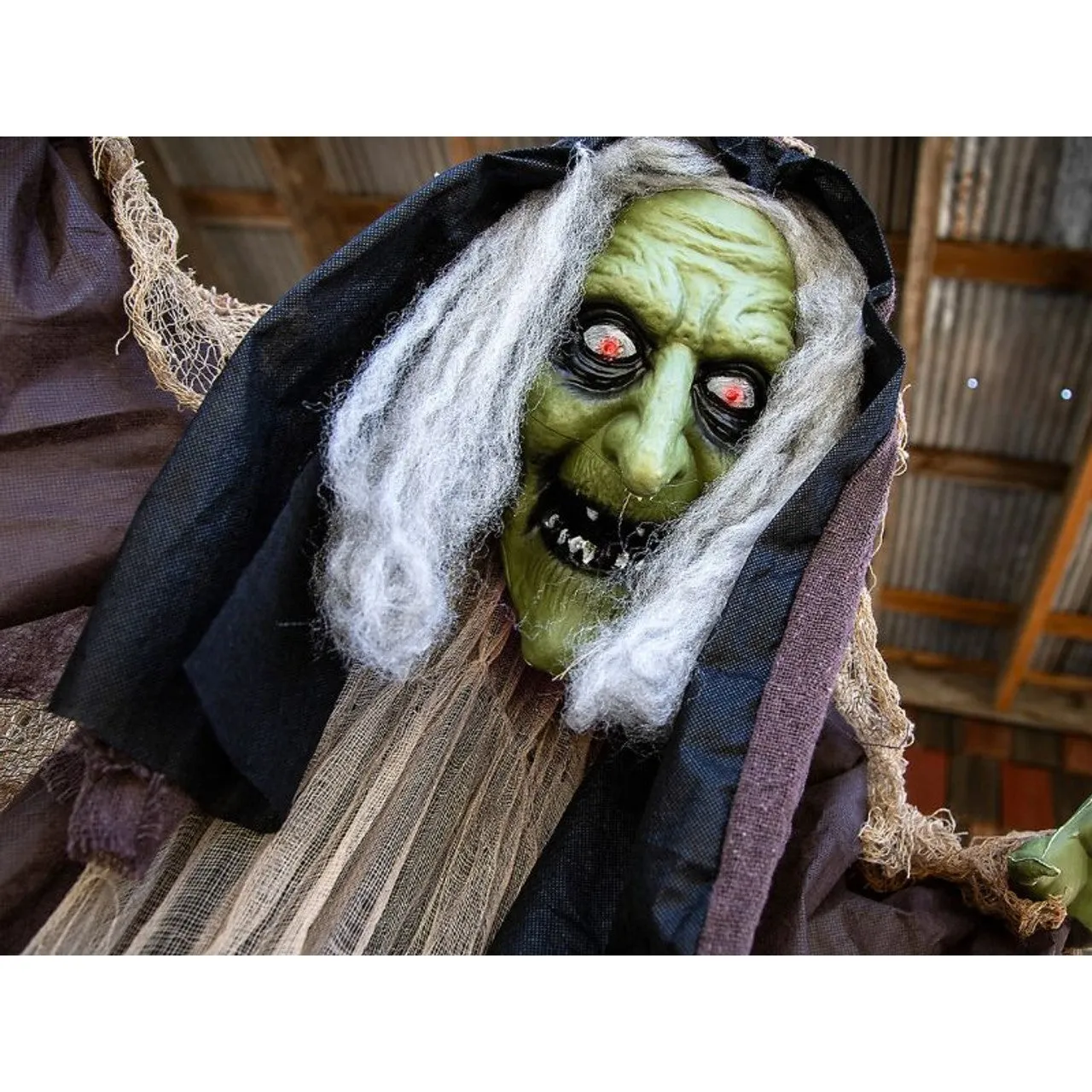 5ft Standing Hunchback Witch