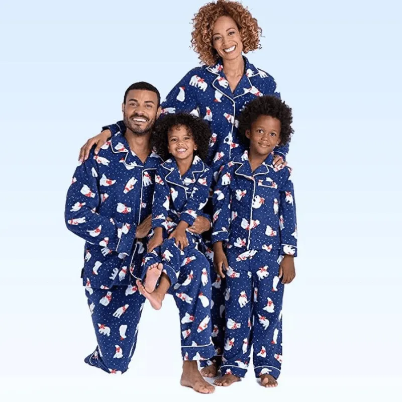 Christmas Pajamas for Family Sets - Blue