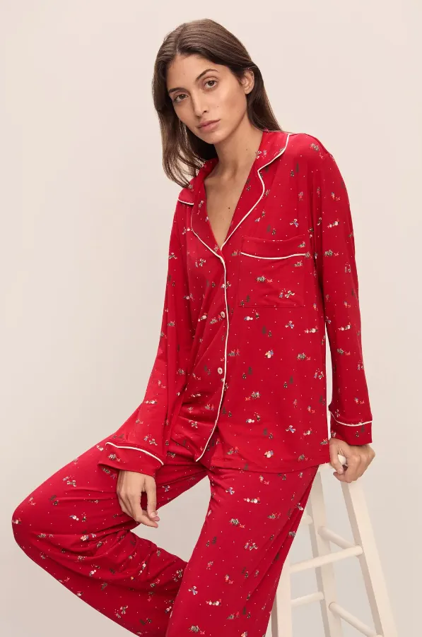 eberjay Gisele Printed Long PJ Set in Winter Wonderland