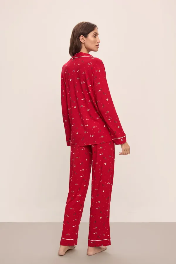 eberjay Gisele Printed Long PJ Set in Winter Wonderland
