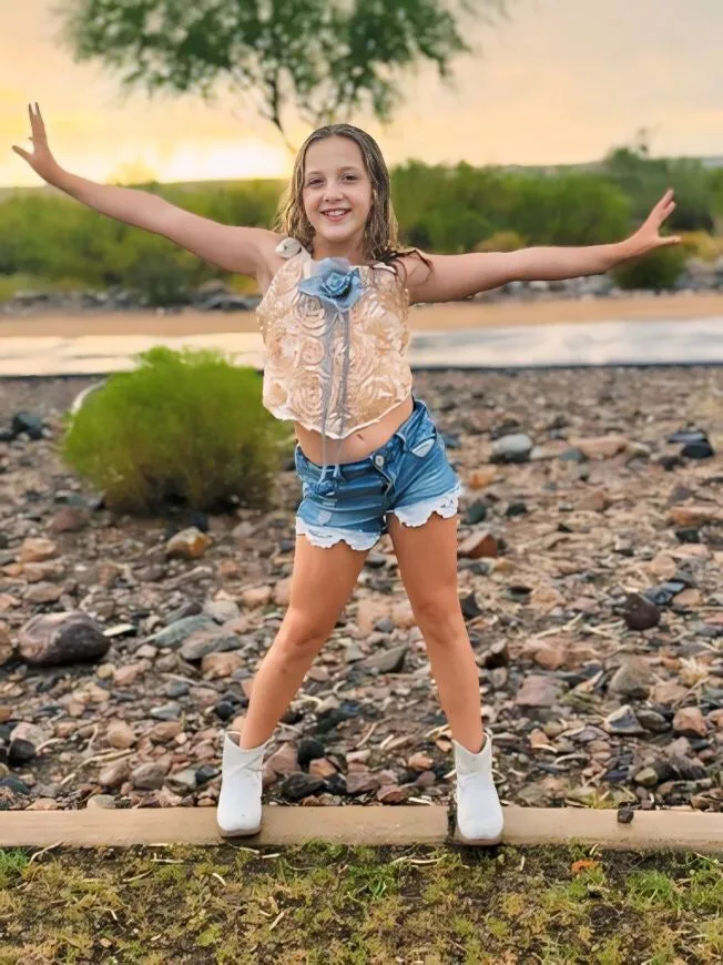 Girls Corset Top - Twinkle