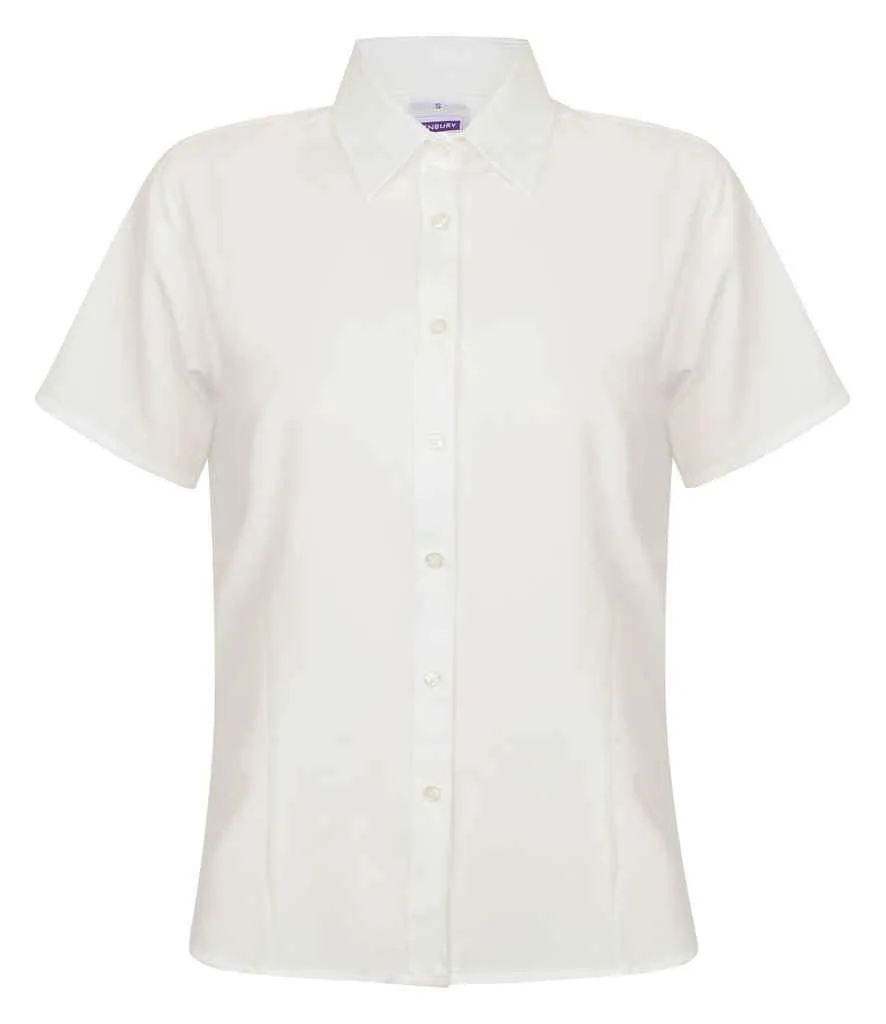 Henbury Ladies Short Sleeve Wicking Shirt