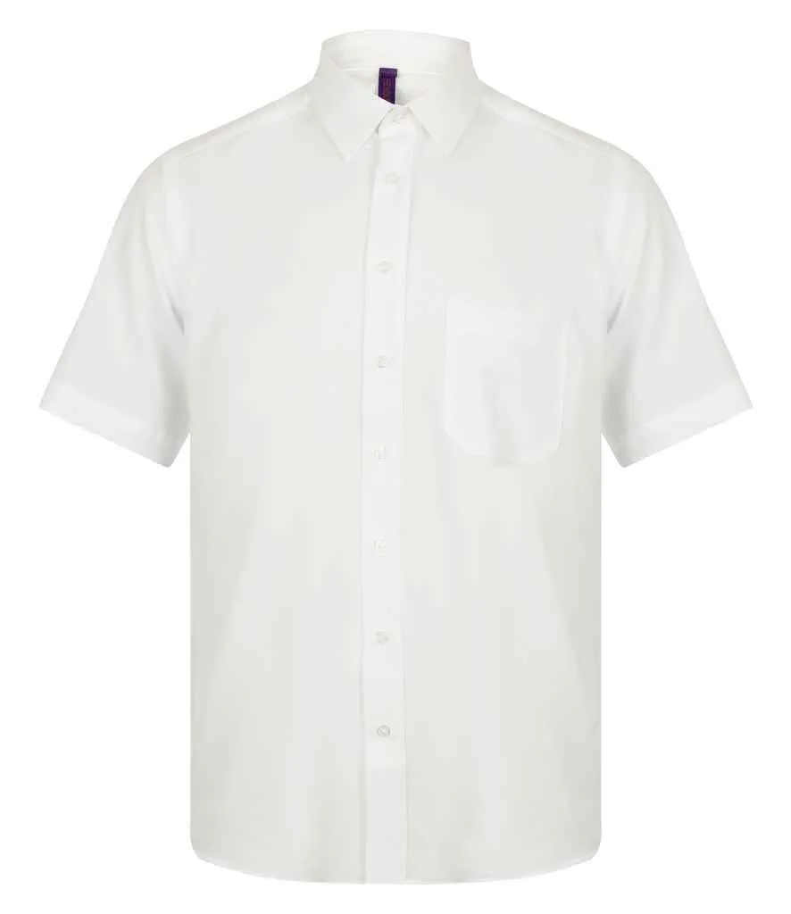 Henbury Short Sleeve Wicking Shirt