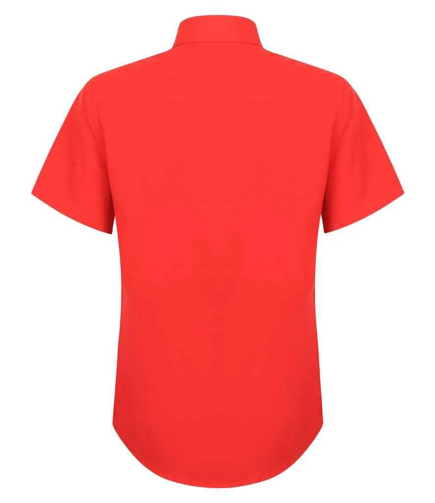 Henbury Short Sleeve Wicking Shirt