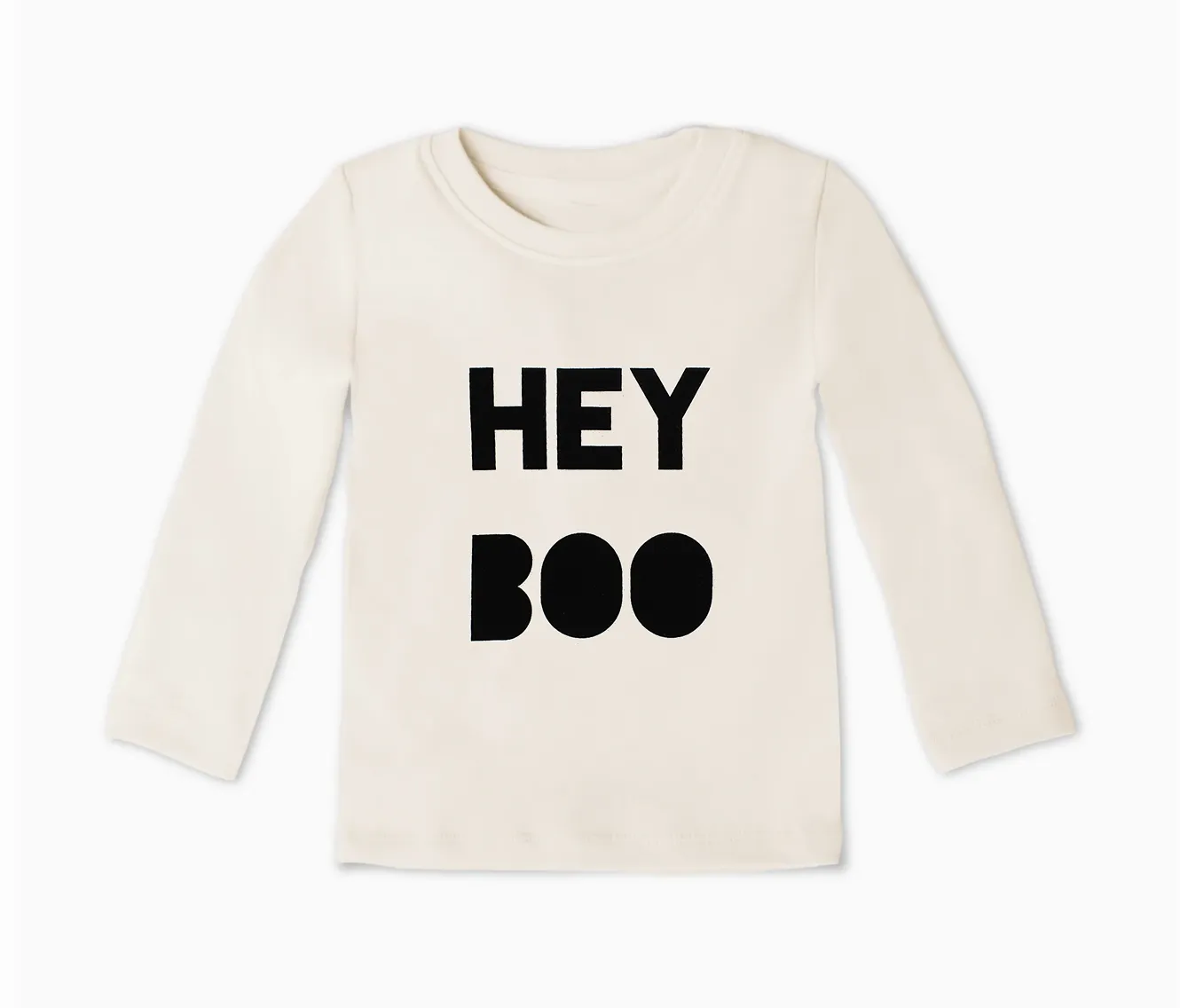 Hey Boo Halloween Long Sleeve Shirt