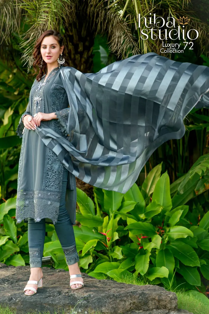 Hiba Studio LPC Vol 72 Fancy Pakistani Readymade Suit (1999x3)