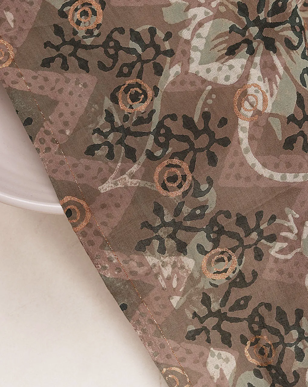 Kashish Hand Block Voile Cotton Fabric