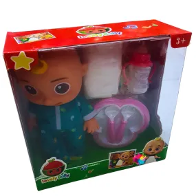 Lovely Baby Doll Care Set - Interactive Baby Doll with Feeding Accessories for Kids (Ages 3 )