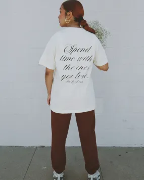 ONES YOU LOVE CREAM T-SHIRT