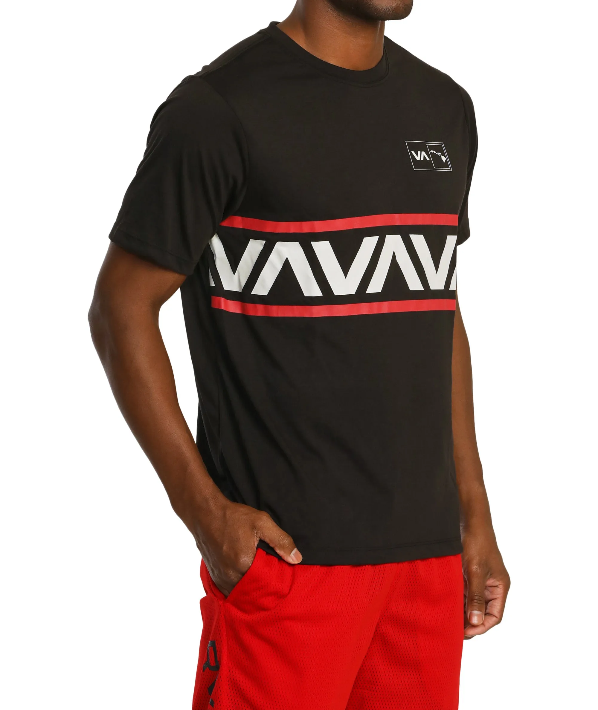RVCA VA Banded Hawaii Tees