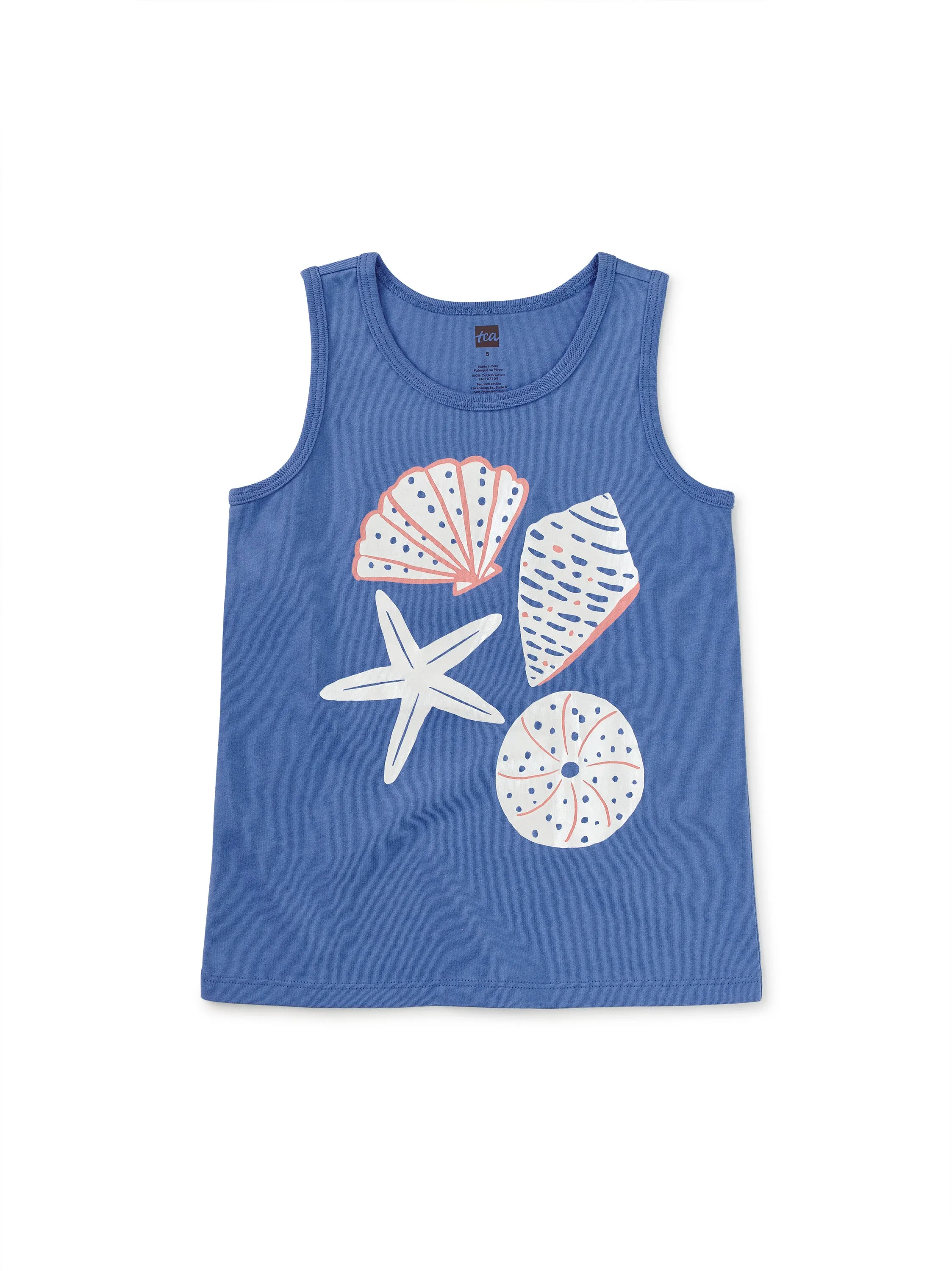 Shimmery Shells Tank Top