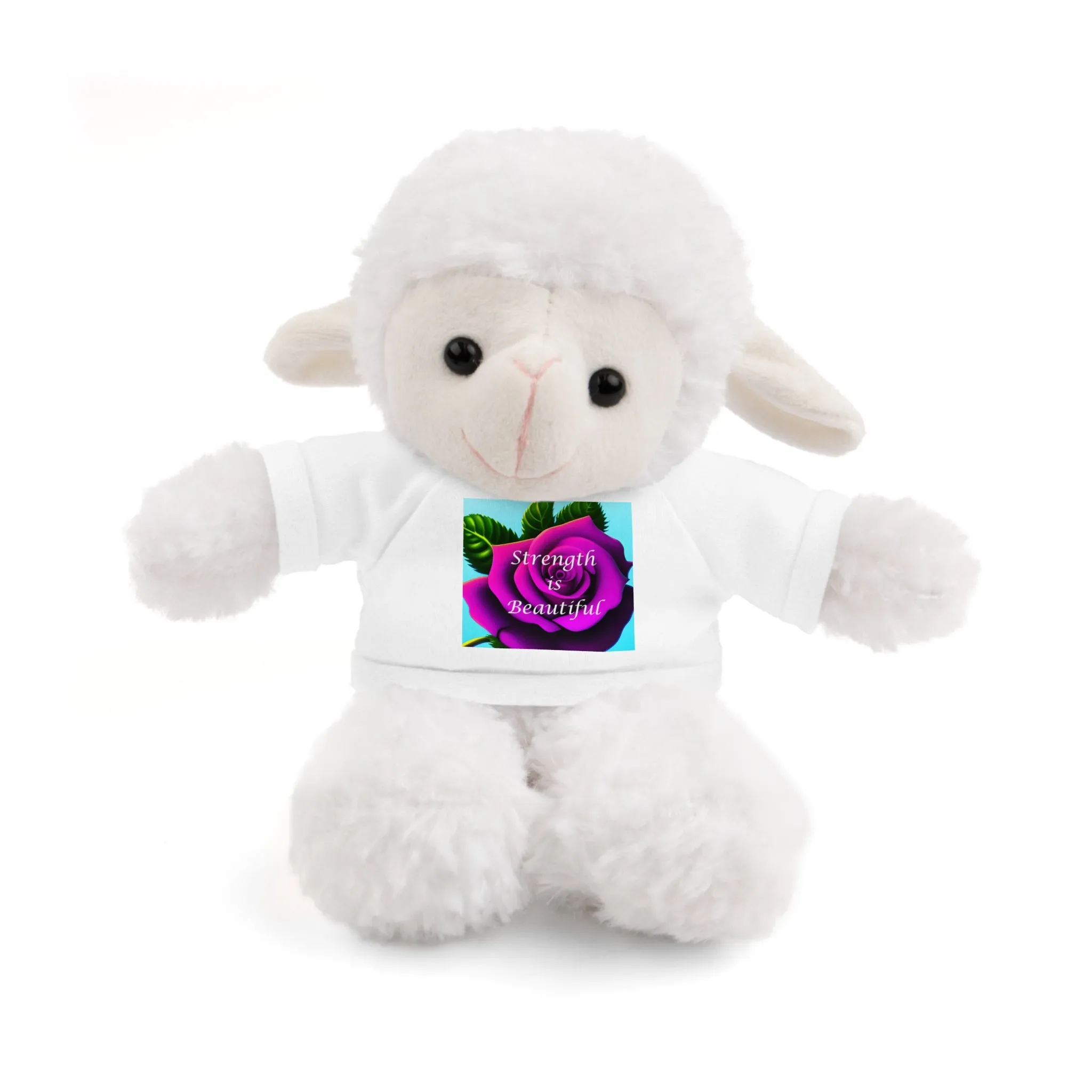 Stuffed Animals with "Strength is Beautiful" Tee